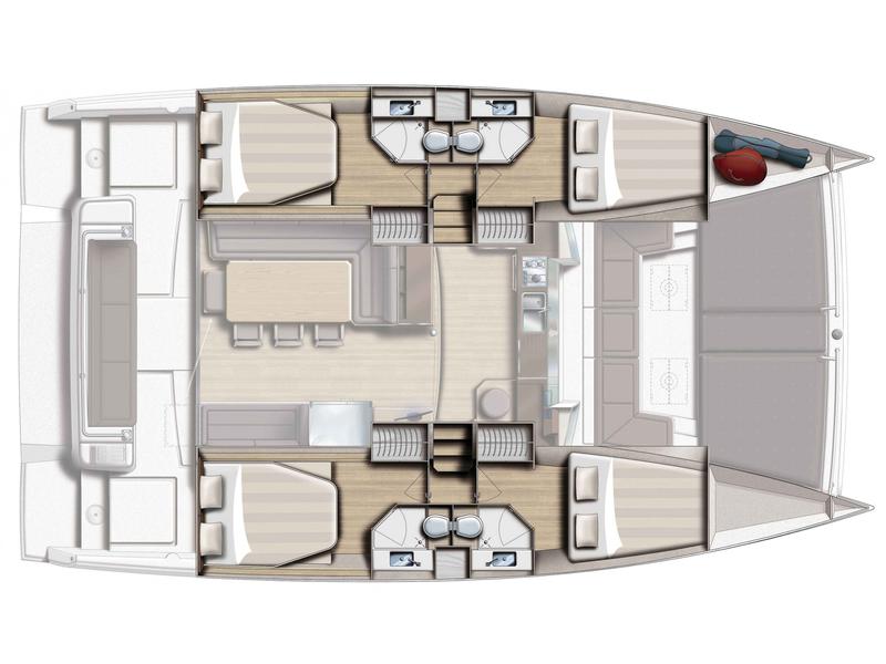 Book yachts online - catamaran - Bali 4.3 - Antares AN - rent