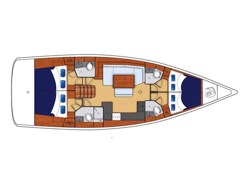 Book yachts online - sailboat - Moorings 48.4 - Moorings 48.4 (2016) - rent