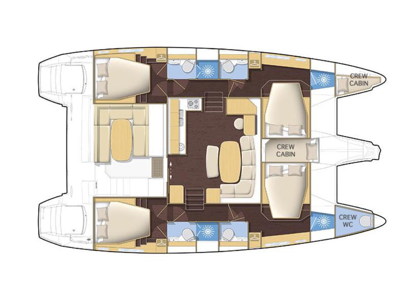 Book yachts online - catamaran - Lagoon 421 - Enjoy - rent