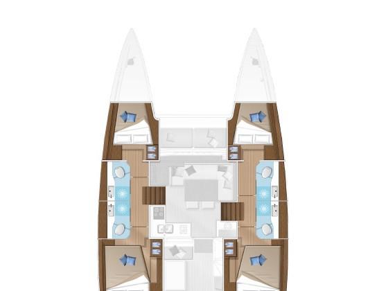 Book yachts online - catamaran - Lagoon 40 - Milu 2.0 - rent