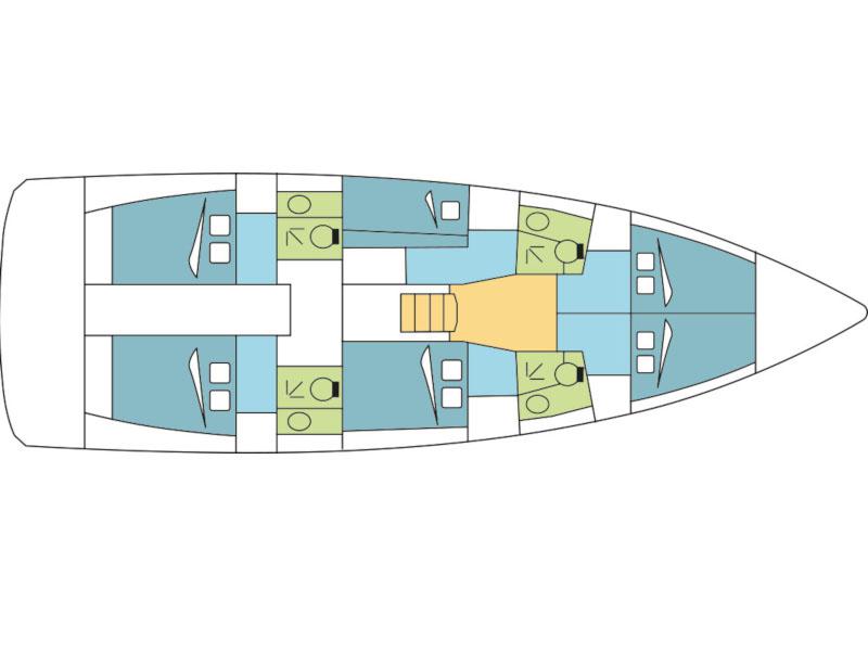 Book yachts online - sailboat - Sun Loft 47 - Ainaros - rent