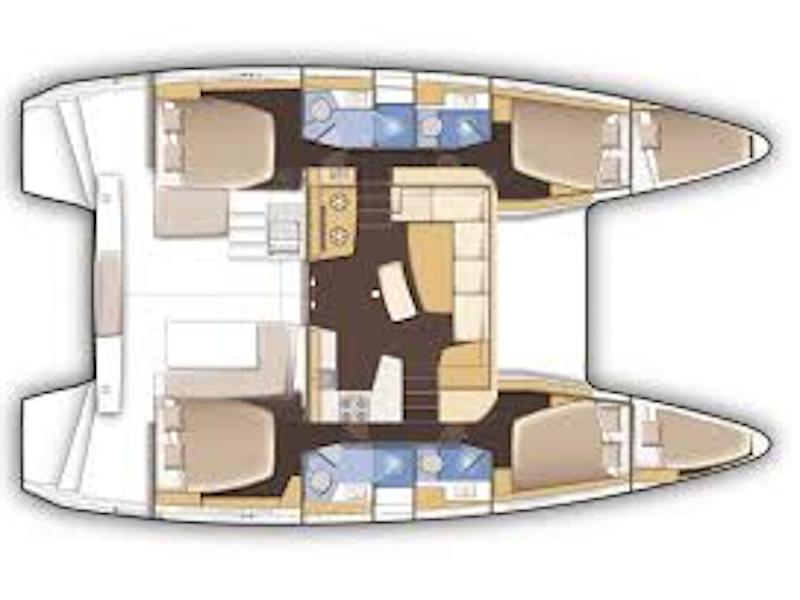 Book yachts online - catamaran - Lagoon 42 - Barchetta II - rent