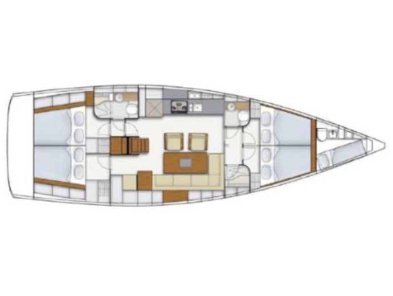 Book yachts online - sailboat - Hanse 495 - Kairos - rent