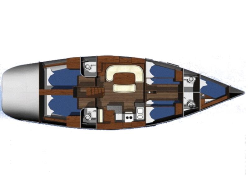 Book yachts online - sailboat - Ocean Star 51.2 - Silver Star - rent