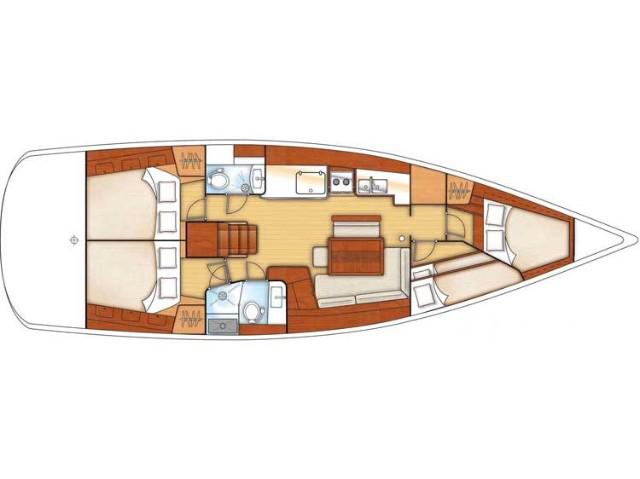 Book yachts online - sailboat - Oceanis 46 - ASPASIA (refit 2019) - rent