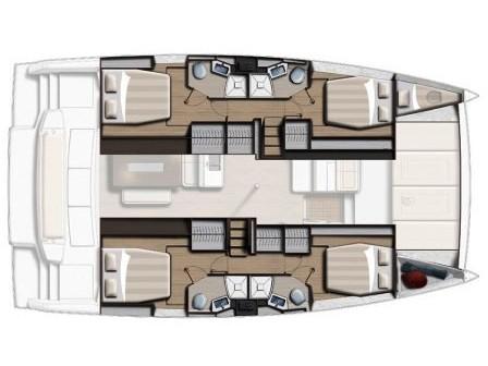 Book yachts online - catamaran - Bali 4.6 Open Space - Ediba SR - rent