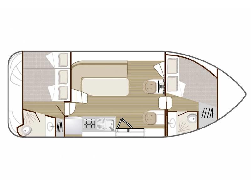 Book yachts online - motorboat - Confort 900 DP - BRIARE FR - rent