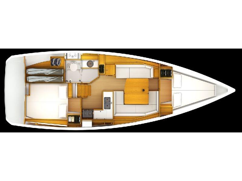Book yachts online - sailboat - Jeanneau 389 - Reaching Heaven - rent