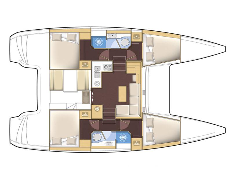 Book yachts online - catamaran - Lagoon 39 - DB - rent