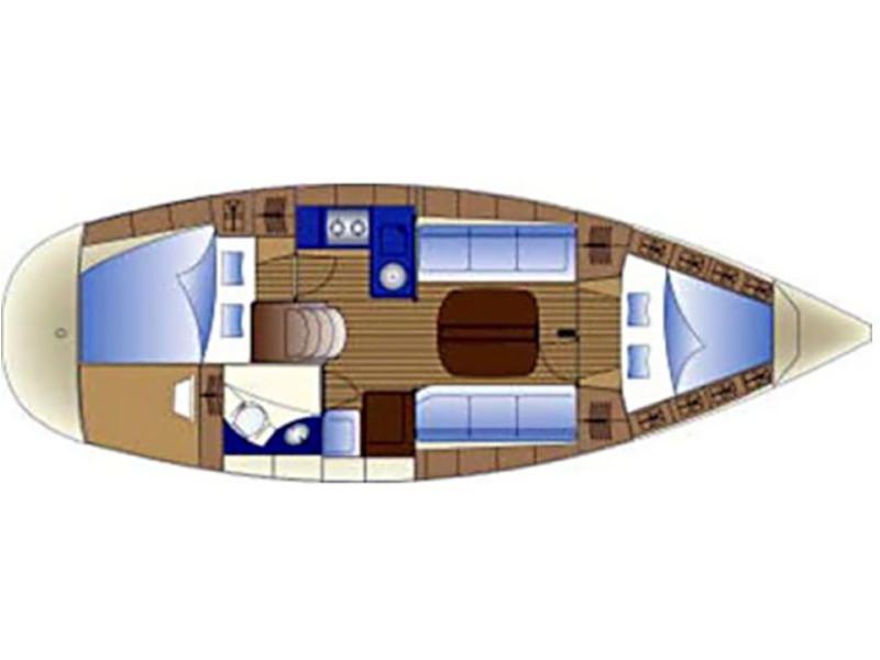 Book yachts online - sailboat - Bavaria 32 - Luna - rent