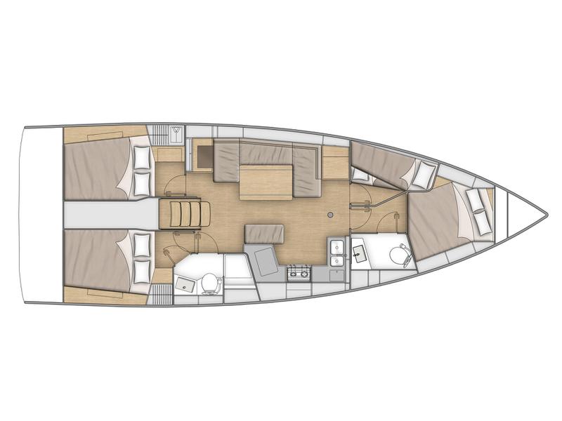 Book yachts online - sailboat - Oceanis 40.1 - STARLIGHT - rent