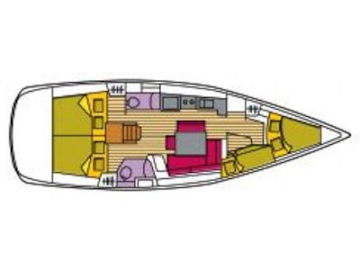 Book yachts online - sailboat - Oceanis 43 - Silly Shark  - rent