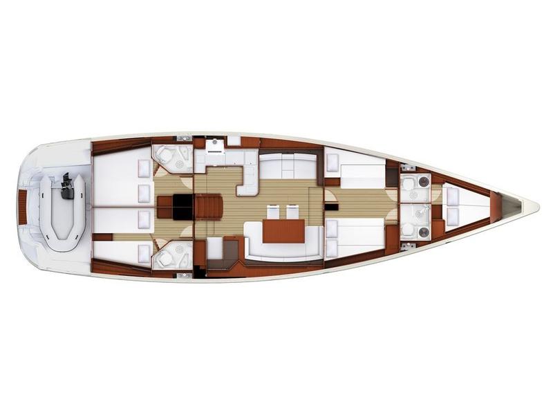 Book yachts online - sailboat - Jeanneau 57 - Messenger - rent