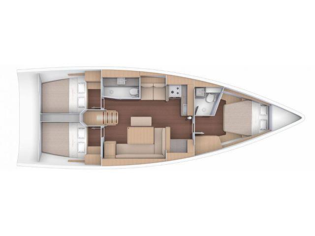Book yachts online - sailboat - Dufour 430 - Opportune Moment - rent