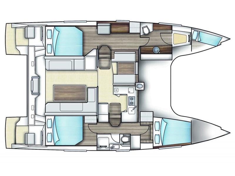Book yachts online - catamaran - Nautitech 40 Open - "No name" - rent