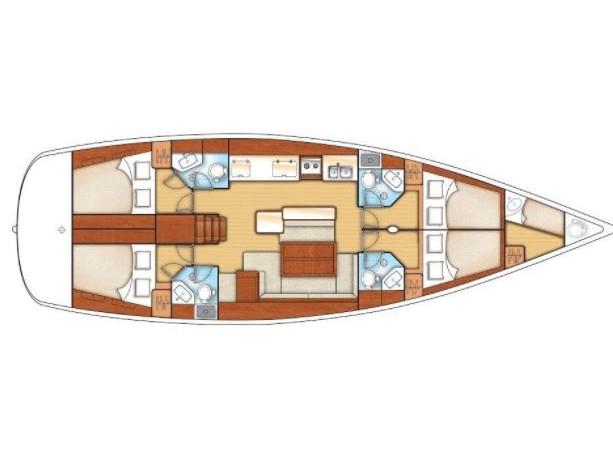 Book yachts online - sailboat - Oceanis 50 Family - OCB50 - rent
