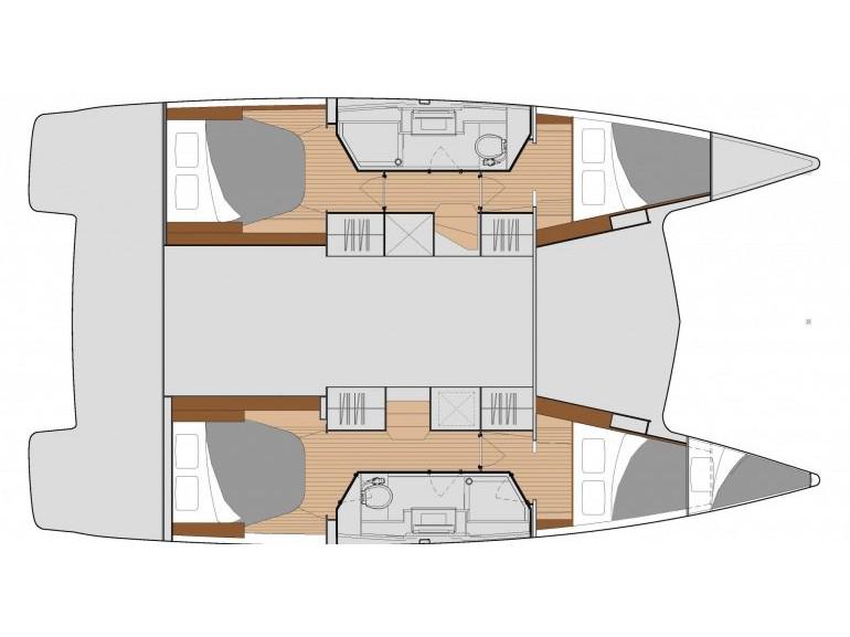Book yachts online - catamaran - Lucia 40 - Clarity - rent
