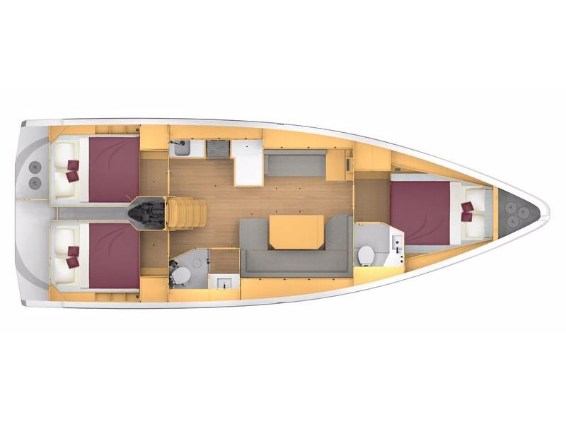 Book yachts online - sailboat - Bavaria C42 Style - Sofia - rent