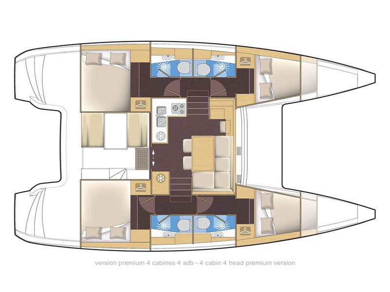 Book yachts online - catamaran - Lagoon 39 - Le Grand Bleu - rent
