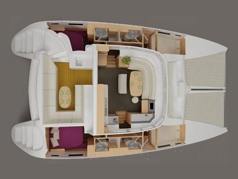 Book yachts online - catamaran - Lagoon 450 - Alana - rent