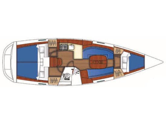 Book yachts online - sailboat - Oceanis 34.3 - S/Y Naysika - rent
