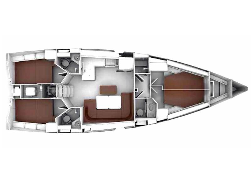 Book yachts online - sailboat - Bavaria Cruiser 46 Style - S/Y Meliti - rent