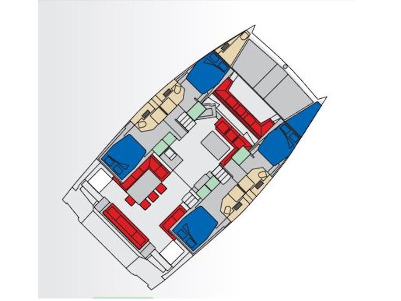 Book yachts online - catamaran - Bali 4.5 Fly - Sadalbari - rent
