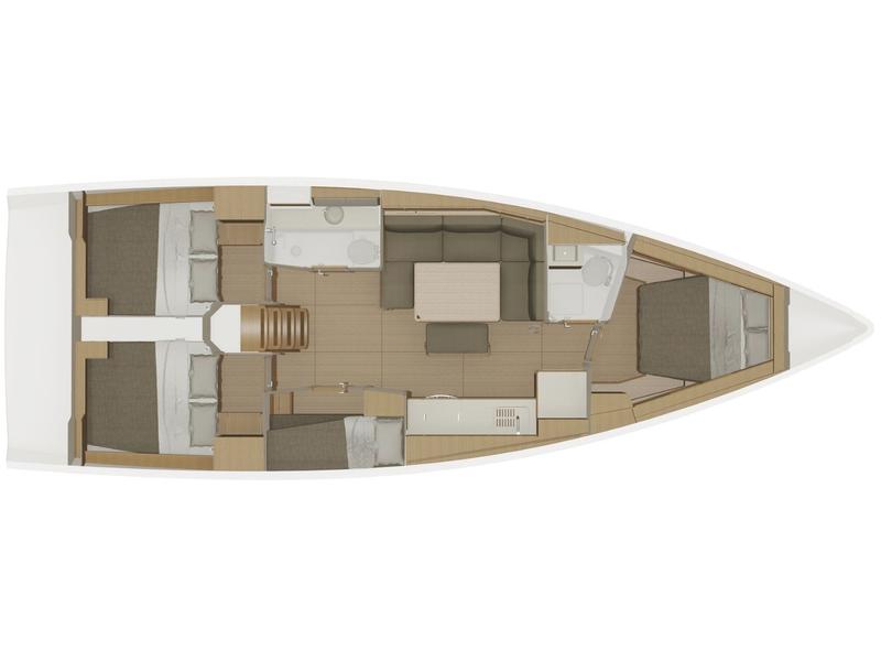 Book yachts online - sailboat - Dufour 430 Grand Large - Fenera - rent
