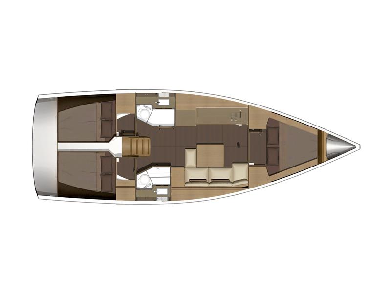 Book yachts online - sailboat - Dufour 382 Grand Large - Gangaro - rent