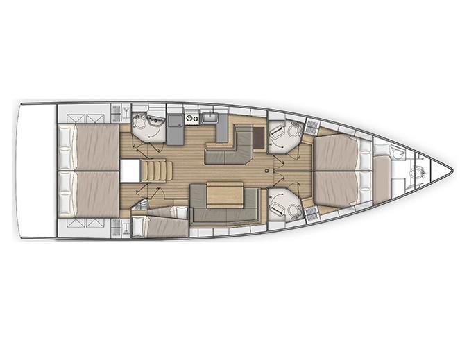 Book yachts online - sailboat - Oceanis 51.1 - Alba - rent