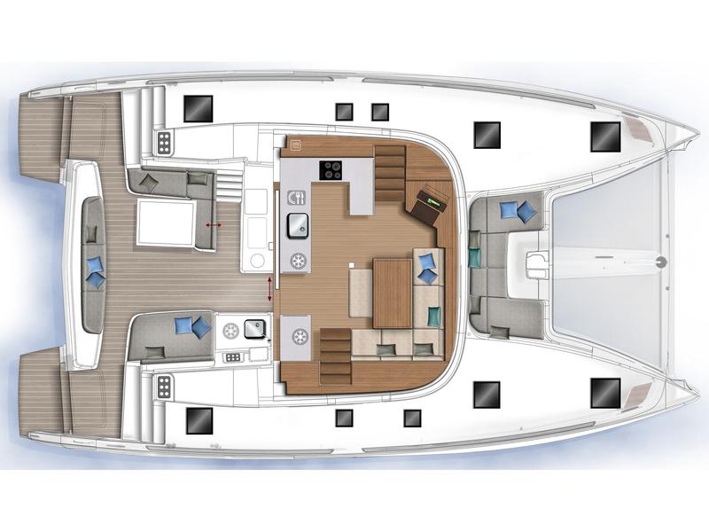 Book yachts online - catamaran - Lagoon 46 - Alouet - rent