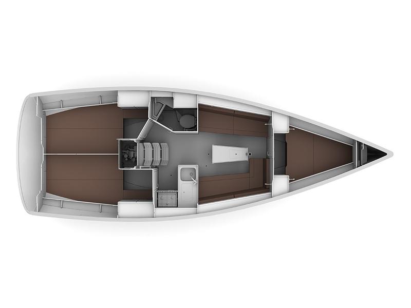 Book yachts online - sailboat - Bavaria 34 '17 - Whirl - rent