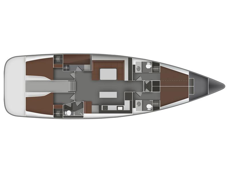 Book yachts online - sailboat - Bavaria 55 BT '12 - Verdi - rent
