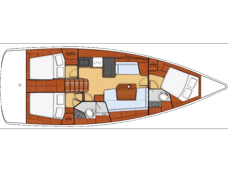 Book yachts online - sailboat - Oceanis 41.1 - Ariadne - rent