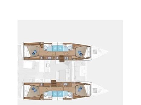 Book yachts online - catamaran - Lagoon 46 Fly - MAGIC POINT - rent