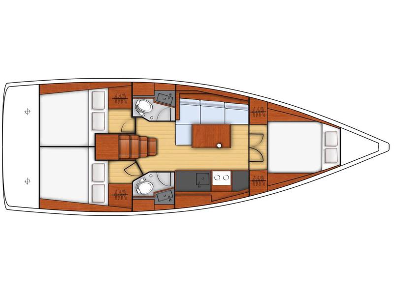 Book yachts online - sailboat - Oceanis 38.1 - Pleasure - rent