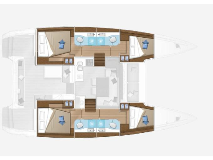 Book yachts online - catamaran - Lagoon 40 - OSPREY - rent