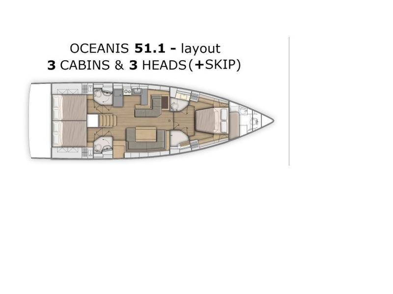 Book yachts online - sailboat - Oceanis 51.1 - Dodo - rent