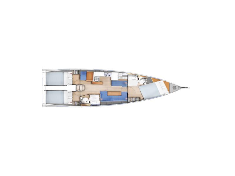 Book yachts online - sailboat - Sun Odyssey 410 - Vague - rent