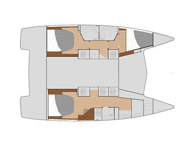 Book yachts online - catamaran - Lucia 40 - Floreanne - rent