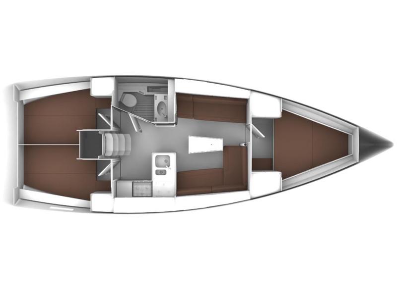 Book yachts online - sailboat - Bavaria Cruiser 37 - Lupe - rent