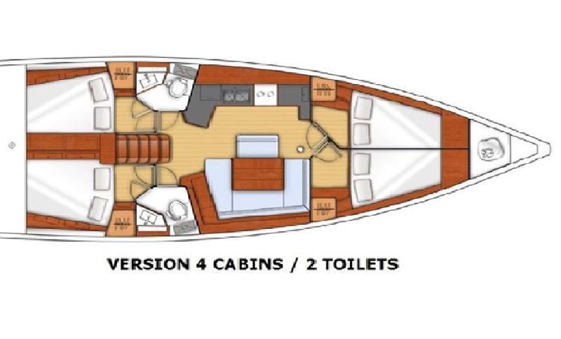 Book yachts online - sailboat - Oceanis 45 - Soffia - rent