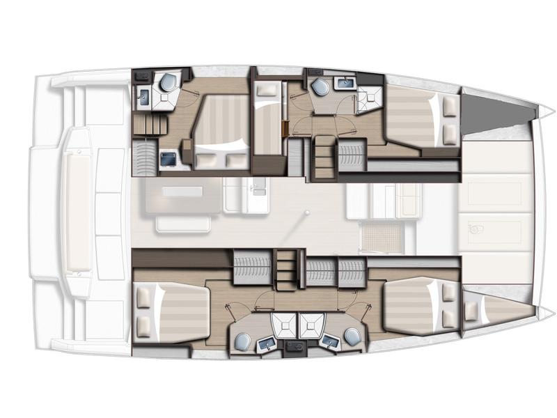 Book yachts online - catamaran - Bali 4.6 A/C - Gen - Watermaker - Dreamer - rent