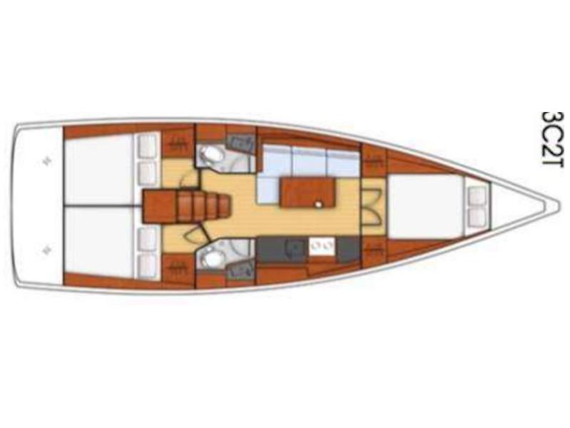 Book yachts online - sailboat - Oceanis 38.1 - Dani - rent