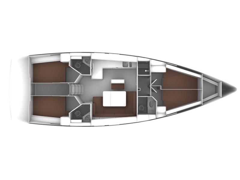 Book yachts online - sailboat - Bavaria Cruiser 46 - Skyfall - rent