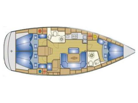Book yachts online - sailboat - Bavaria 39 Cruiser(8) - Shangri-la - rent