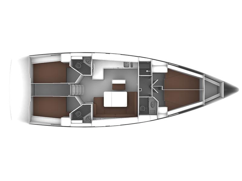 Book yachts online - sailboat - Bavaria Cruiser 46 (8+2 berths) - Francesca - rent