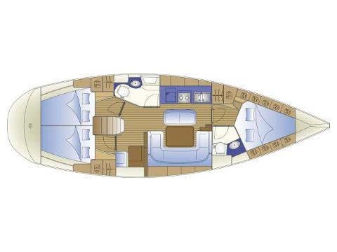 Book yachts online - sailboat - Bavaria 41 - SEAGOLL - rent
