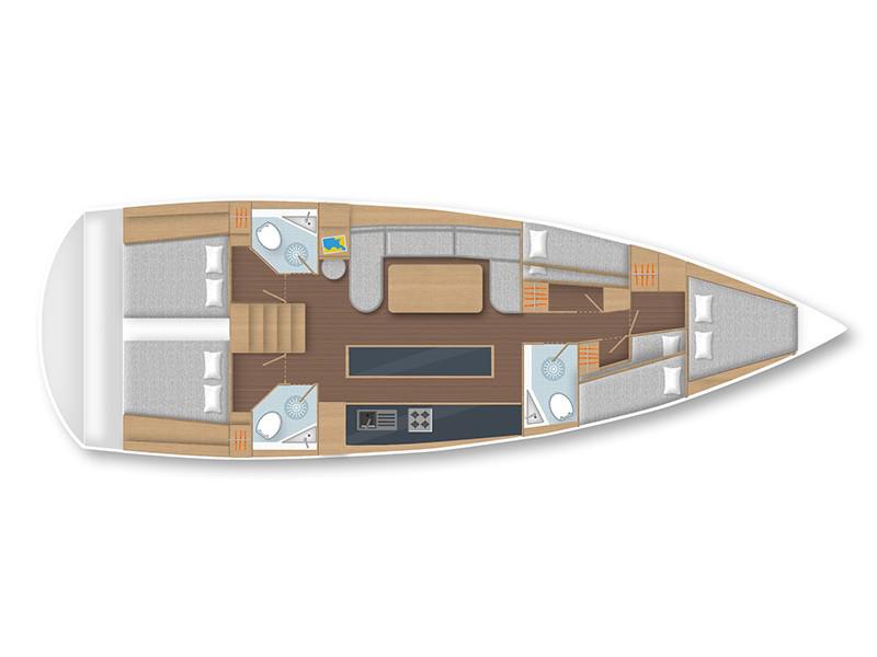 Book yachts online - sailboat - D&amp;D Kufner 50 I. - PRESTIGE I - rent
