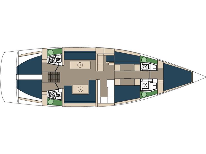 Book yachts online - sailboat - D&amp;D Kufner 54.2 - SUNSHOWER - rent